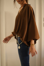 Brown Nara Blouse